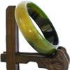 2.3" China Certified Nature Green Chalcedony Jade Women's Bangle Bracelets 6435 view 3