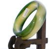 2.6" China Certified Nature Green Chalcedony Jade Women's Bangle Bracelets 6431 view 1