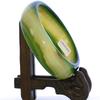 2.6" China Certified Nature Green Chalcedony Jade Women's Bangle Bracelets 6431 view 4