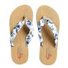 Hawaii Hangover Unisex Flip Flop with Fabric in Day Dream Bloom 41 M9 view 1