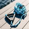 Liquid Force 2026 Surf 8" (Blue) Floating Wakesurf Rope and Handle view 4