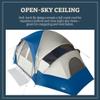 Wenzel Pinyon 10 Person Modified Dome Tent with Mesh Roof, Divider, Mud Mat, E-Port & 12 Storage Pockets  Extra-Large Tent for Families or Group Camping Trips view 3