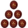 CW Club Red Cricket Ball Leather Pack of 12 Hand Stitched Original Balls 156gm Approx view 1