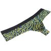OROCOJUCO Men's Brazilain Bikini Boxers Thong Underwear Guys Hipster Swim Tangas 1/3 Back Coverage Trunks Polyline XL view 3