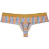 OROCOJUCO Men's Brazilain Bikini Boxers Thong Underwear Guys Hipster Swim Tangas 1/3 Back Coverage Trunks Small Strips XL view 3