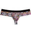 OROCOJUCO Men's Brazilain Bikini Boxers Thong Underwear Guys Hipster Swim Tangas 1/3 Back Coverage Trunks Compass XL view 1