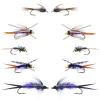 The Fly Fishing Place Basics Collection - Bead Head Purple Nymph Assortment - 10 Wet Flies - 5 Patterns - Hook Sizes 12, 14, 16 view 1