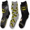 BATMAN Boys Bat Signal 3 Pack Crew Socks view 1