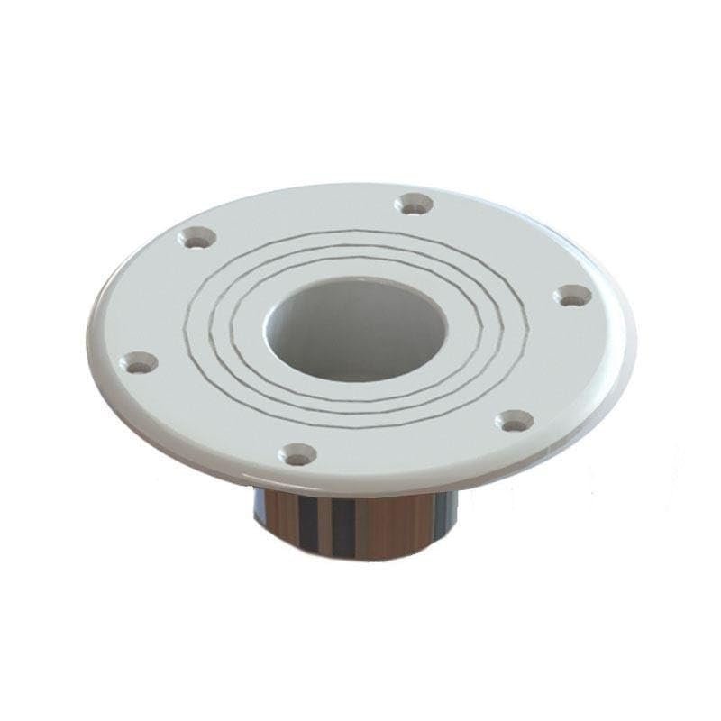 TACO Marine Z10-4086BLY60MM Surface Mount Pedestal Table Base for 2.375" Post - 7.875" Base