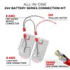 Connect-Ease RCE24VBK 24-Volt Trolling Motor Connection Kit with Out On-Board Charging view 2