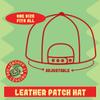 World's Okayest Diesel-Mechanic Helper - Leather Black Patch Engraved Trucker Hat, Heather-White, One Size view 4