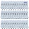 36 Pairs Of Yacht & Smith Mens Wholesale Bulk No Show Ankle Socks, Cotton Sport Athletic Socks - Size 10-13 (White) view 3