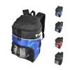 Vizari Soccer Backpack Soccer Bag | Water resistant Durable Equipment Bag for Football, Basketball, Volleyball | Cleats and Ball Compartment - Red,Blue,Black view 1