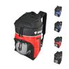Vizari Soccer Backpack Soccer Bag | Water resistant Durable Equipment Bag for Football, Basketball, Volleyball | Cleats and Ball Compartment - Red,Blue,Black view 1