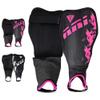 Vizari Napoli Youth Soccer Shin Guards for Boys and Girls - Pink/Silver, Medium | Stylish Design Football Shin Pads with Unique PP Textured Flexes Material for Superior Comfort and Protection view 1