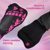 Vizari Napoli Youth Soccer Shin Guards for Boys and Girls - Pink/Silver, Medium | Stylish Design Football Shin Pads with Unique PP Textured Flexes Material for Superior Comfort and Protection view 2