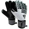 Vizari Pasadena F.P. Soccer Goalkeeper Gloves with Finger Protection - Black/Silver, Size 7 Football Gloves | 4 Super Grip Greman Latex for Superior Grip Goalie Gloves view 4