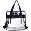 NuFazes Clear Tote Bag Stadium Approved - Adjustable Strap Use As Messenger Bag- Six Pack view 3