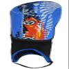 Vizari Racer Soccer Shinguard with Ankle Protection for Boys and Girls (Blue/Red, Medium) view 2