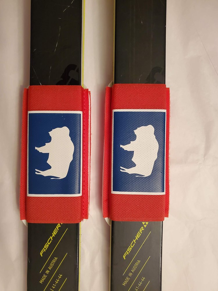 MagSkiTie Ski Tie Strap Nordic Cross Country Skate Buffalo 3 Pair Best Nordic Ski