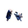 Juin Tech R1 Cable Actuated Hydraulic Bicycle Bike Disc Brake Caliper Set Extra Lightweight Hybrid Brake for Road Cyclocross Gravel eBike Folding Bike etc. use (Blue) view 2