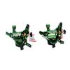 Juin Tech R1 Cable Actuated Hydraulic Bicycle Bike Disc Brake Caliper Set Extra Lightweight Hybrid Brake for Road Cyclocross Gravel eBike Folding Bike etc. use (Green) view 1