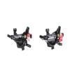 Juin Tech R1 Cable Actuated Hydraulic Bicycle Bike Disc Brake Caliper Set Extra Lightweight Hybrid Brake for Road Cyclocross Gravel eBike Folding Bike etc. use (Black) view 1