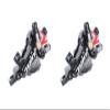 Juin Tech R1 Cable Actuated Hydraulic Bicycle Bike Disc Brake Caliper Set Extra Lightweight Hybrid Brake for Road Cyclocross Gravel eBike Folding Bike etc. use (Black) view 3