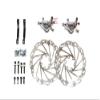 Juin Tech R1 Cable Actuated Hydraulic Bicycle Bike Disc Brake Caliper Set Extra Lightweight Hybrid Brake for Road Cyclocross Gravel eBike Folding Bike etc. use (Silver) view 2