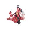 Juin Tech R1 Cable Actuated Hydraulic Bicycle Bike Disc Brake Caliper Set Extra Lightweight Hybrid Brake for Road Cyclocross Gravel eBike Folding Bike etc. use (Red) view 4