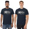 1969 Nova T-Shirt American Muscle Car Enthusiast Tee Shirt Navy view 2