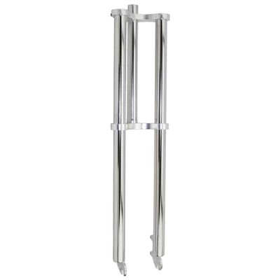 Alta Bicycle Steel Adjustable Chopper Fork 1-1/8" Threadless, Multiple Colors (Chrome)