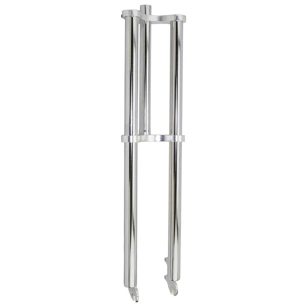 Alta Bicycle Steel Adjustable Chopper Fork 1-1/8" Threadless, Multiple Colors (Chrome)