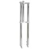 Alta Bicycle Steel Adjustable Chopper Fork 1-1/8" Threadless, Multiple Colors (Chrome) view 1