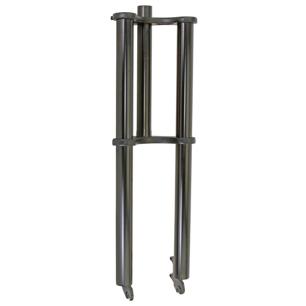 Alta Bicycle Steel Adjustable Chopper Fork 1-1/8" Threadless, Multiple Colors (Black)