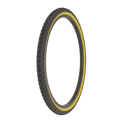 Alta Bicycle Tire Duro 24" x 1.75" Bike Tire Comp 3 Tread, Multiple Colors (Black/Gum)