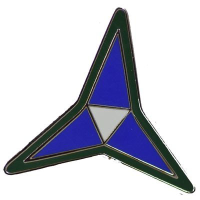 3RD CORPS LAPEL PIN OR HAT PIN - Size 7/8" - VETERAN OWNED BUSINESS