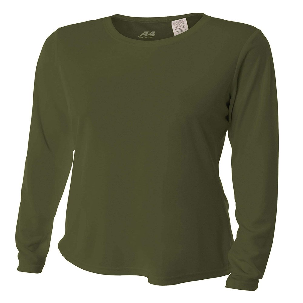 A4 Long Sleeve Cooling Performance Crew