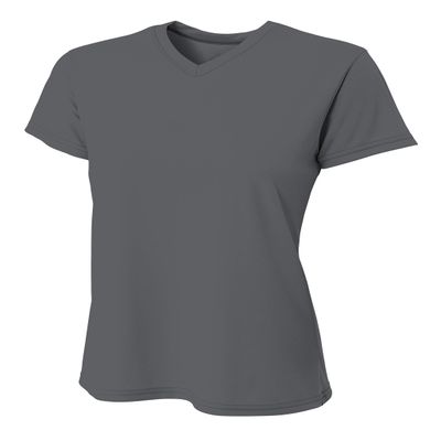 A4 Women's Sprint Shirt, Graphite, XS