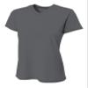 A4 Women's Sprint Shirt, Graphite, XS view 1