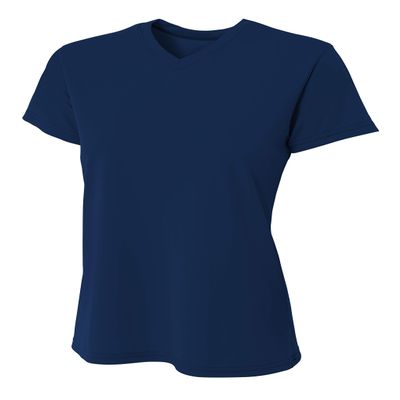 A4 Women's Sprint Shirt, Navy, XS
