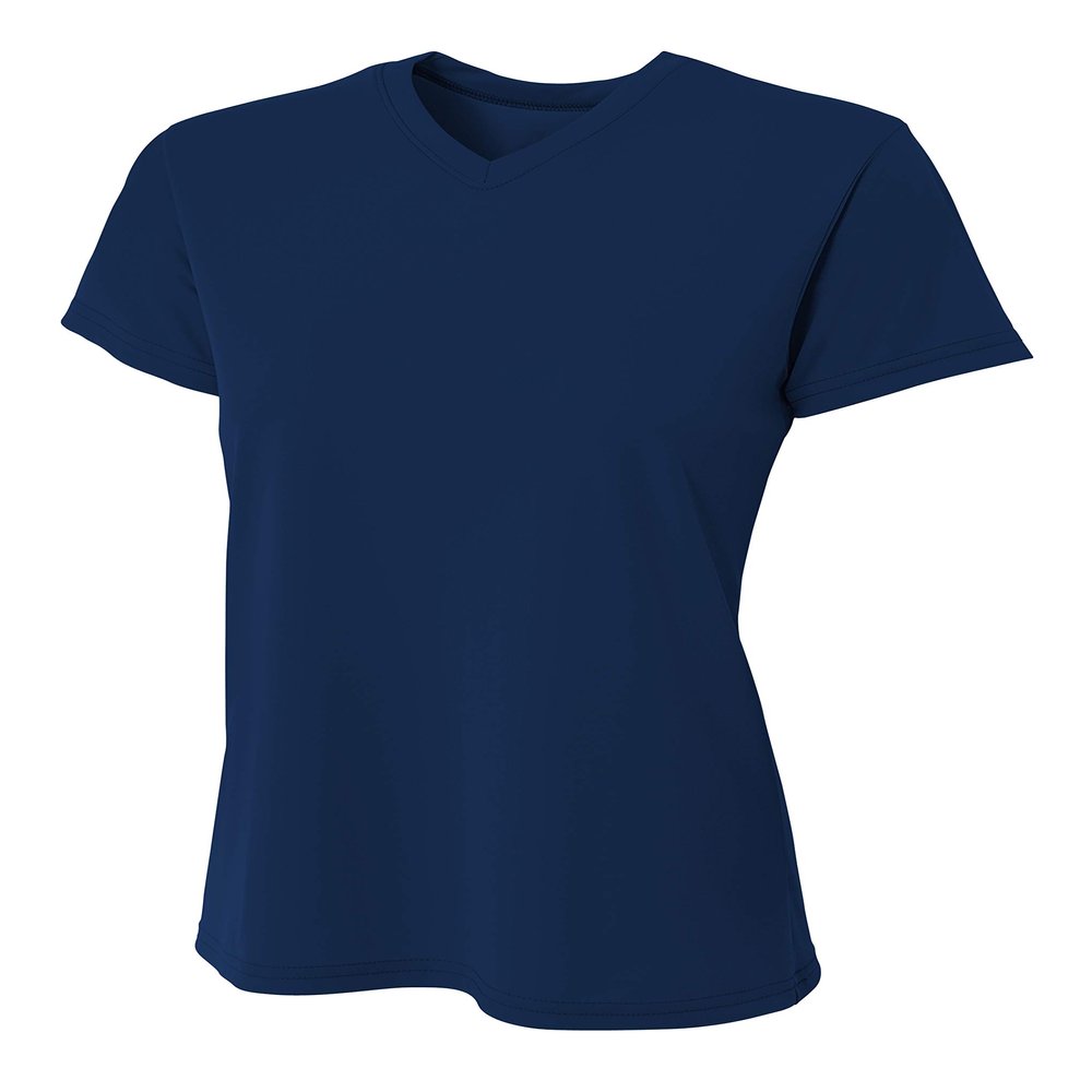 A4 Women's Sprint Shirt, Navy, XS