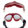 Freebee Unisex Kids Sports Safety Glasses Protective Goggles for Basketball Soccer (transparent red) view 3