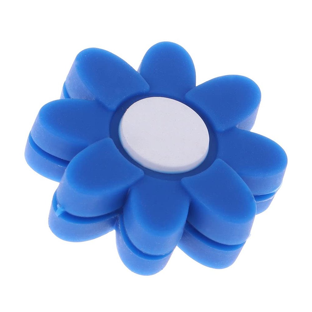 Menolana Durable Flower Shape Shock Absorbers Vibration Dampers for Tennis Rackets, Blue
