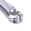 Bnineteenteam Left Hand Crank Arm,Bike Crank Arm Aluminum Alloy Replacement Accessory for 590 610 SLX Crankset for Mountain Road Bike(Silver) Repair Hardware Tools view 2