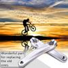 Vbest life Bike Crank Arm,Bike Left Crank Arm Aluminum Alloy for 590 610 SLX XT XTR Crankset(Silver) view 3