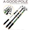 Top Shop World GHOTDA 2.1M -3.6M Carp Fishing Rod Feeder Hard FRP Carbon Fiber Telescopic Fishing Rod Fishing Pole (White, 2.7) view 2