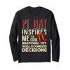 Pi Day Inspire Irrational Funny Math Teacher Long Sleeve T-Shirt view 1