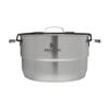 Stanley Adventure 11-Piece Even Heat Pro Camp Cook Set | 4.75 qt Stock Pot | 1.9 qt Saucepan | 8.5 in Frying Pan | Utensils | Stainless Steel Outdoor Cookware for Backpacking and Camping | BPA-Free view 2