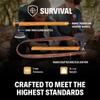 Condor Tool & Knife Bushcraft Tomahawk | Solid Hatchet Axe with Handcrafted Welted Leather Sheath | 1060 High Carbon Steel Throwing Axe with a Burnt American Hickory Handle | 6.2in Blade | 31.1oz view 3